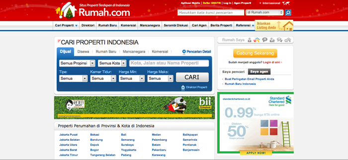Situs Situs Properti Paling Populer Yang Ada Di Indonesia